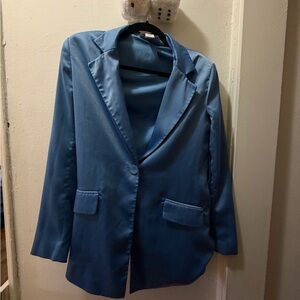House of Harlow 1960 Blue Blazer